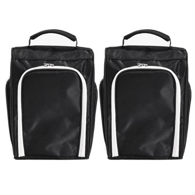 2 Pcs Shoe Carrier Bags Portable Waterproof Storage Shoe Bag for Travel Zippered Sports Tote Golf Accessories