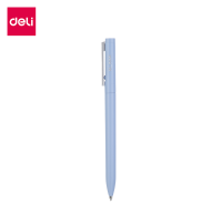Deli ปากกาเจลหมึกดำ ปากกาเจล แบบหมุน หมึกสีดำ  เครื่องเขียน จับสบายมือ เครื่องเขียน อุปกรณ์การเรียน Gel pen