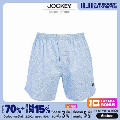 JOCKEY UNDERWEAR กางเกงบ็อกเซอร์ รุ่น KU JKB680 ทรง SLEEPWEAR สีน้ำเงิน