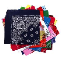 yayuanfeng Scarves Hip Hop Cotton Paisley Bandanas Head Wrap Black Red White Etc Can Drop Shipping