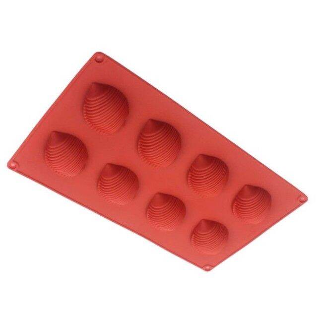 gl-แม่พิมพ์-ซิลิโคน-รูปหอย-8-ช่อง-คละสี-shell-shape-silicone-mold