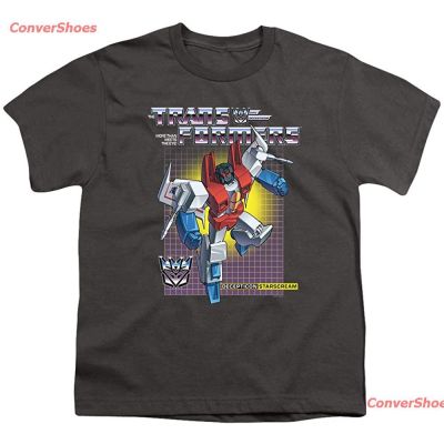 เสื้อยืดยอดนิยม Transformers Starscream Youth T Shirt &amp; Stickers Sports T-shirtS-5XL