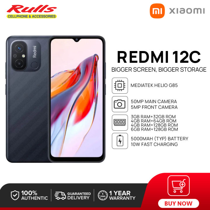 Xiaomi Redmi 12C Smartphone | 3GB+32GB / 4GB+64GB / 4GB+