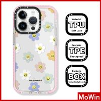 Mowin - เข้ากันได้สำหรับ เคสไอโฟน เคสไอโฟน11 เคส เคสนิ่มเคสใสหนากันกระแทกกรอบป้องกันกล้องดอกไม้สีสันสดใสเข้ากันได้กับ iPhone 13 12