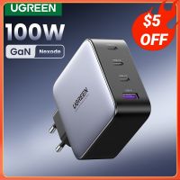 T017เครื่องชาร์จ GaN 100W USB C QC4.0 3.0ชาร์จเร็วสำหรับ iPhone 13แล็ปท็อปและแท็บเล็ต