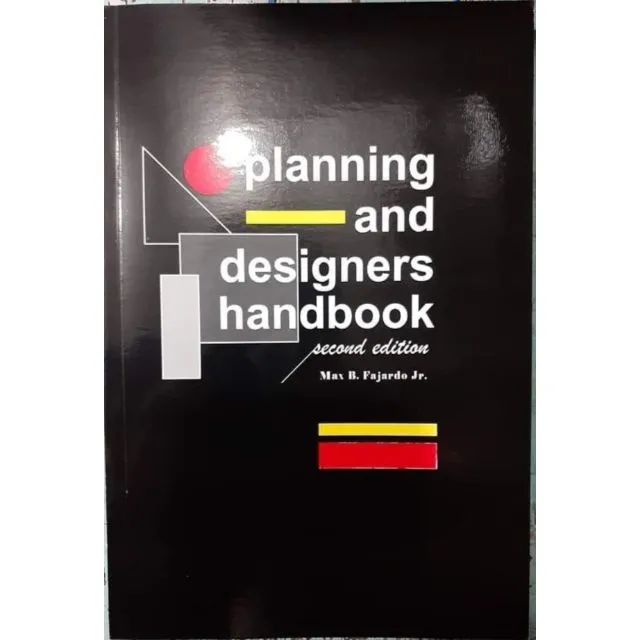 PLANNING AND DESIGNERS HANDBOOK 2nd ED. BY MAX B. FAJARDO JR. Lazada PH