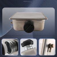 7L Stainless Steel Petrol Fuel Tank Can Fit for Heater Universal