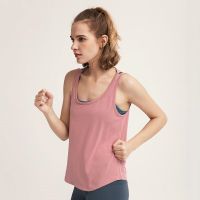 COD DSGERTRYTYIIO Fit.HER Open Back Sexy Yoga Suspender Vest Quick Drying Breathable Running Vest With Blouse Womens Fitness SuitTH