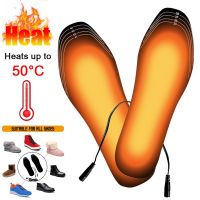 【jw】▫  Usb aquecido palmilhas de sapato feminino homem elétrico pé quente lavável inverno ar livre esporte térmicas manter o almofada aquecimento esteira