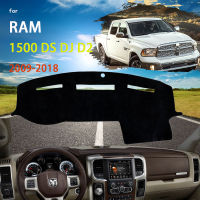 แผงควบคุมรถปกเสื่อพรมสำหรับ Ram รถกระบะ1500 2500 3500 DS ดีเจ D2 2009 ~ 2018 Dash คณะกรรมการปกปกป้อง Pad Sunshield 2012 2013