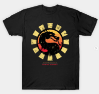 Classic Mortal Kombat Retro Japanese T-Shirt Mens 100% Cotton Round Neck Short Sleeve T-Shirt