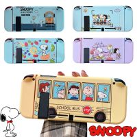 [Enjoy the small store] เคสสวิตช์สนูปปี้สำหรับ Nintendo NS OLED การ์ตูนอะนิเมะซิลิโคนนิ่มกันกระแทกฝาครอบเกมคอนโซลอุปกรณ์เสริมของขวัญ