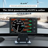 【DT】 Lufi XS 3rd OBD&amp;GPS Gauges Meter Liquid Crystal Display Automobile multi-function Water Temperature Turbine Oil Gyroscope Refit  hot