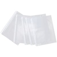 ﹍✲ Storage Bag Pouch Document Filing Bags Folder Inner Paper Pocket Filling Binder Loose Leaf Clear Transparent Plastic