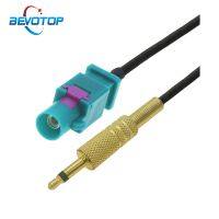 Long Fakra Z Male Plug to 3.5mm Mono Male Plug with RG174 50 Ohm RF Coaxial Extension Cord Pigtail Jumper