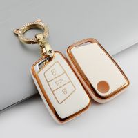 dghjsfgr TPU Phnom Penh Car Key Cover Case Shell For VW Volkswagen Passat B8 Tiguan Magotan Golf For Skoda Kodiaq Superb A7 Accessories