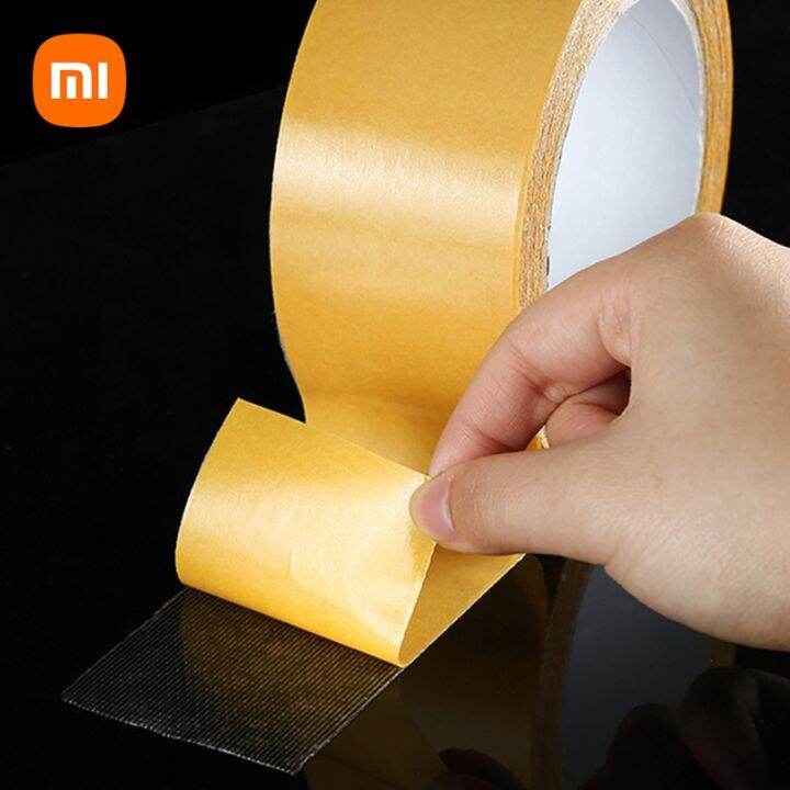 xiaomi-adhesive-tape-repair-strong-fixation-double-sided-cloth-base-translucent-mesh-waterproof-super-traceless-viscosity-carpet