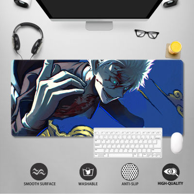 Jujutsu Kaisen 2 Gojo Satoru Deskmat | Extended Mousepad | Waterproof Non-Slip Design | Precision Stitched Edges | Large Gaming Mousepad | Long Mouse pad  | Deskmat