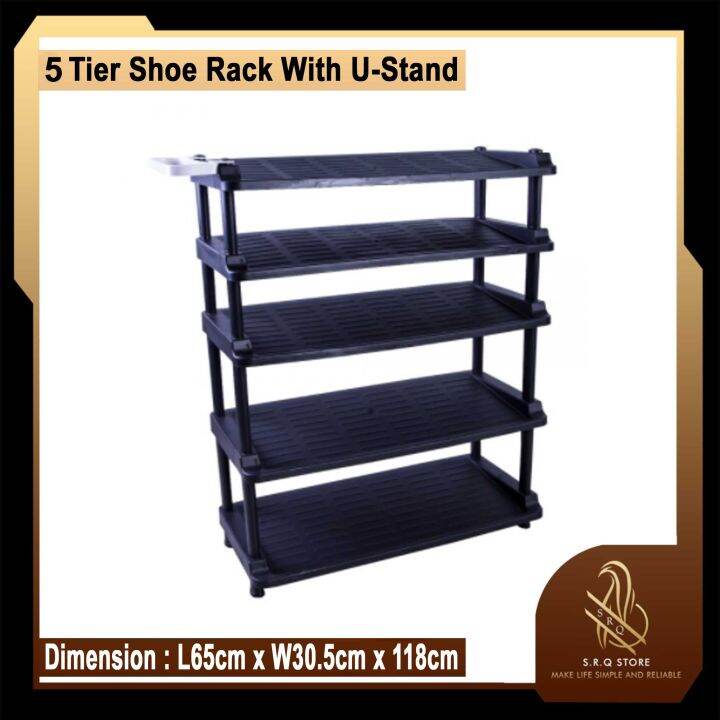 S R Q Store Twins Dolphin Tier Shoe Rack With U Stand For Home