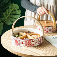 Spot parcel post Super Festive Chinese Style Chinese New Year Living Room Home Nuts Candy Plate Wedding Chinese Character Xi Fruit Plate Dried Fruit Tray Storage Tray