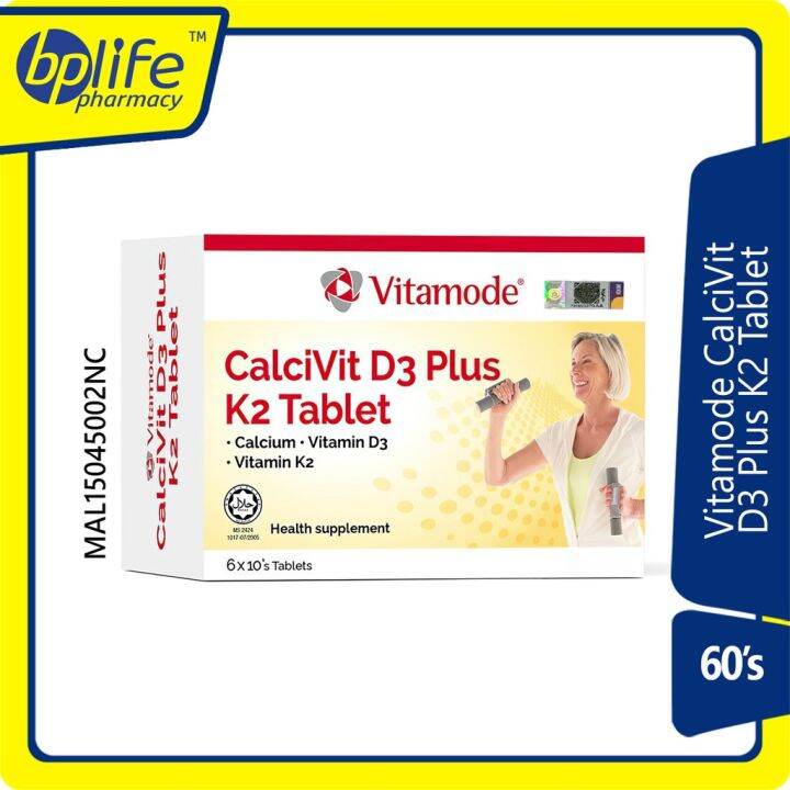 Vitamode CalciVit D3 Plus K2 Tablet 60s Lazada