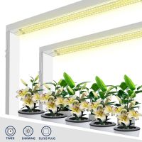 【CW】 Led Strips With 4pcs Bars 40W Spectrum Indoor Lamp Phytolamp Timer Hydroponic Shelf