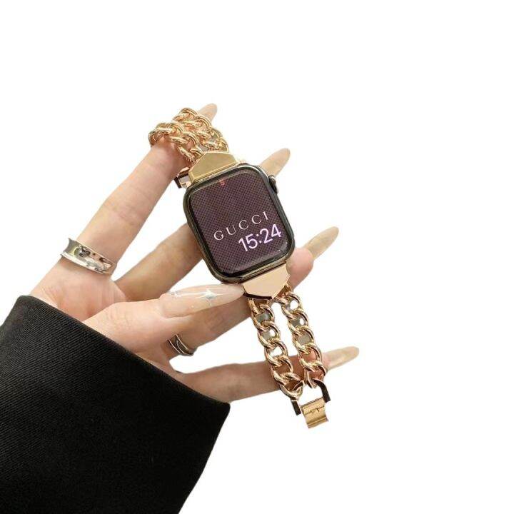 hot-sale-suitable-for-applewatch8-apple-watch-iwatch678-generation-fragrance-double-chain-strap