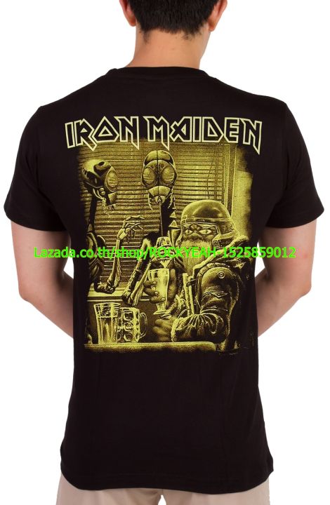 เสื้อวง-iron-maiden-เสื้อเท่ห์-แฟชั่น-ไอเอิร์นเมเดน-ไซส์ยุโรป-rdm1679