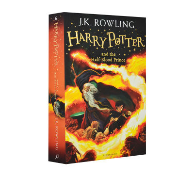 The sixth Harry Potter Half Blood Prince 6 Harry Potter and Half Blood Prince JK Rowling English original films, original novels and books
