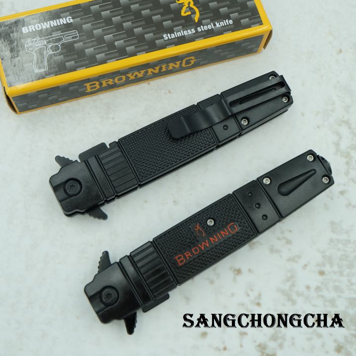 sangchongcha-nb022-full-saw-มีดพับ-มีดเดินป่า-มีดสวย-มีดพก-มีดพับพกพา-มีดแคมป์ปิ้ง-ขนาด21cm-stainless-steel-พร้อมระบบดีดใบมีด-และที่ทุบกระจก