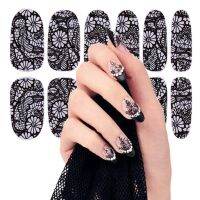 【YF】™◙  1Sheet 16 styles Trend Brand Gothic Sticker Gel Nails Decal