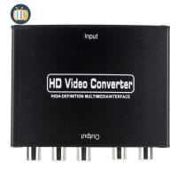 FAWYT ตัวแปลงวิดีโอ HDMI เข้ากันได้กับ YPbPr Converter HD เป็น YPbPr การแปลงสัญญาณ ตัวแปลงสัญญาณเสียง YPbPr Video r/l สะดวกสบายๆ กล่องเชื่อมต่อ อะแดปเตอร์ HDMI-เข้ากันได้กับ YPbPr สำหรับ VGA/Monitor/Projector/HDTV/DVD