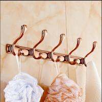 2021Europe style rose gold finished bathroom robe hooks,coat racks,clothes hooks bathroom hardware accessories kitchen hangers