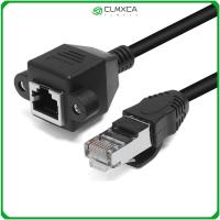 CLMXCA ตัวยึดแผงสกรู RJ45ตัวผู้กับตัวเมียสำหรับแผงต่อขยายอีเธอร์เน็ตอะแดปเตอร์สายเชื่อมเครือข่าย