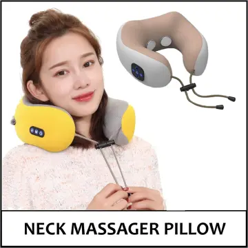 Electric neck outlet pillow