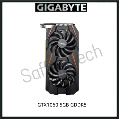 USED GIGABYTE GTX1060 5GB 160Bit GDDR5 GTX 1060 Gaming Graphics Card GPU