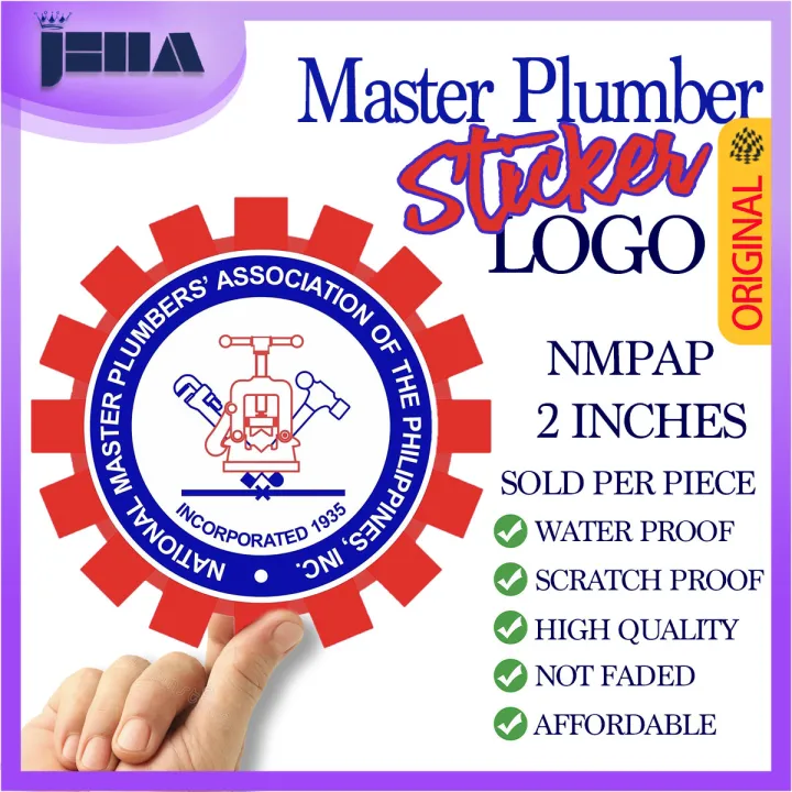 Vinyl Stickers NAMPAP National Master plumbers Association of the