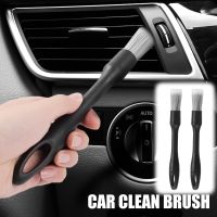 Car Detail Cleaning Brush Soft Sharpened Silk Dashboard Air Outlet Dust Removal Interior Detail Brushes Tools Accessories