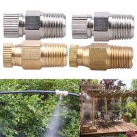 1PC 1/8 inch Cold Mist Nozzle High Pressure Atomizing Spray Nozzle Fog Nozzles Connector Garden Water Irrigation Sprinkler