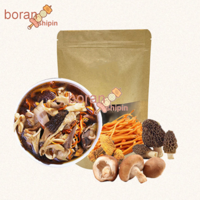 【boranshipin】( Good Quality, Fast Delivery)ซุปเห็ดแห้งสูตรพิเศษ Seven Treasures Mushroom Soup Specialty Mushroom Dried Soup