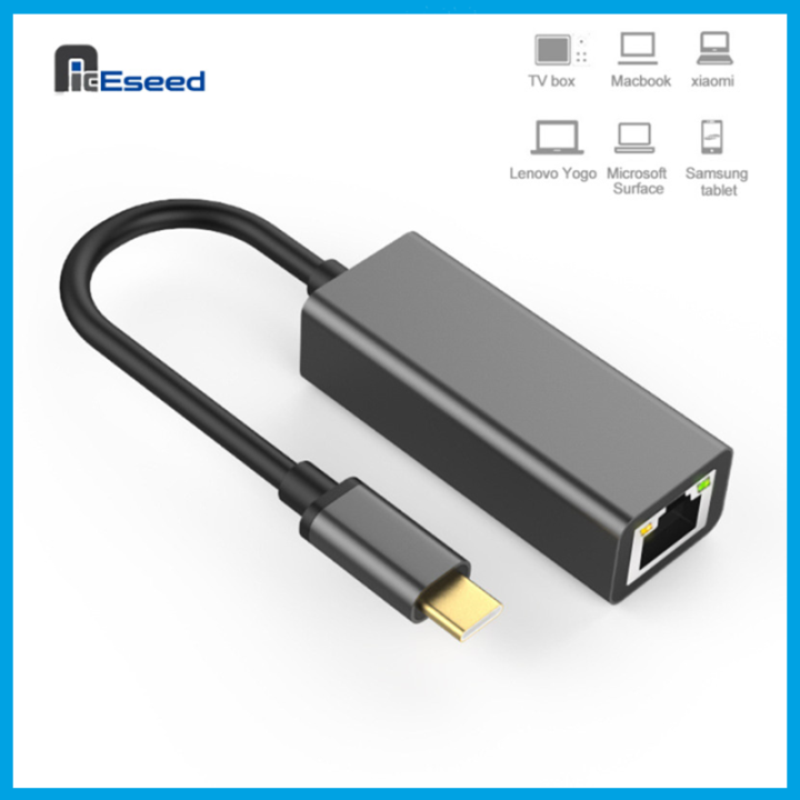Agbistue Wired Network Card Type C Adapter Network Interface