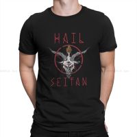 Hail Seitan Classic ManS Tshirt Baphomet Art O Neck Short Sleeve T Shirt Funny Gift Idea