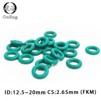 【hot】☽☽☋  10PCS  Fluorine rubber O ring 2.65mm Thickness ID12.5/13.2/14/15/15.54/16/17/18/19/20mm Rubber ORing Gasket