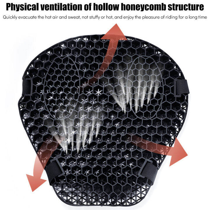 เบาะนั่งรถจักรยานยนต์การดูดซึม-shock-รถมอเตอร์ไซด์ที่นั่ง-pad-กันน้ำรถมอเตอร์ไซด์อานแผ่นเจลสกูตเตอร์เบาะนั่ง