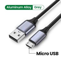 【Taotao Electronics】 Ugreen Micro USB Cable 3A ไนล่อนชาร์จเร็ว Type C สำหรับ Samsung Xiaomi HTC Charger Data Mobile Phone