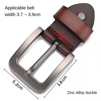 New Style Pin Metal Belt Buckle Genuine Leather diy Craft Jeans 3.7cm-3.9cm Wide Accessories