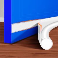 Wind Stopper 96*10cm  One Side Gap Blocker Weather Strip Dustproof Soundproof Strips  Weatherstrip Under Door Bottom Seal Strip Decorative Door Stops