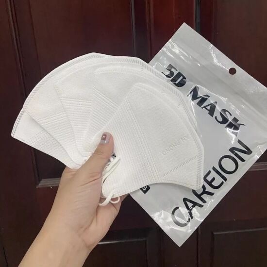 Combo 5 túi 50 cái khẩu trang 5d mask careion an phong - ảnh sản phẩm 1