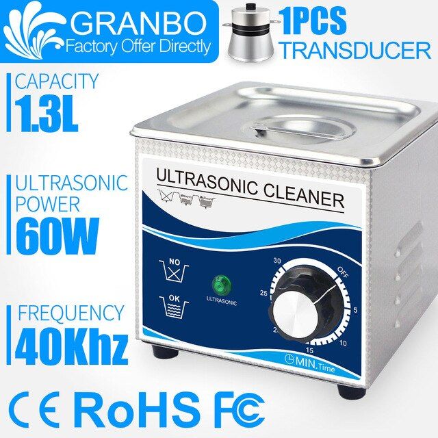 UK / Malaysia Plug Granbo  60W Ultrasonic Cleaner For Glasses Jewelry  Watches Spare Part Oil Rust Injector Fuel Nozzle Spark Plug Cleaning |  Lazada