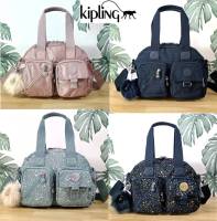 Kipling Women’s Defea Top-Handle Bag กระเป๋าถือหรือสะพายจาก Kipling  วัสดุทำจาก Nylon + Polyester100% (แบรนด์แท้งานoutlet)